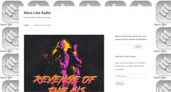 Desktop Screenshot of morelikeradio.org